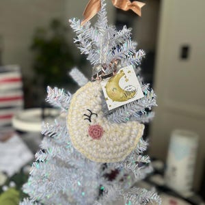 Moon Ornament Handmade Gifts for Baby Lunar Gifts for Her Celestial Lovers