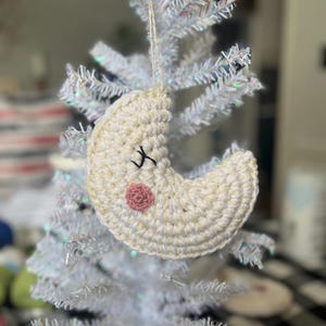 Moon Ornament Handmade Gifts for Baby Lunar Gifts for Her Celestial Lovers
