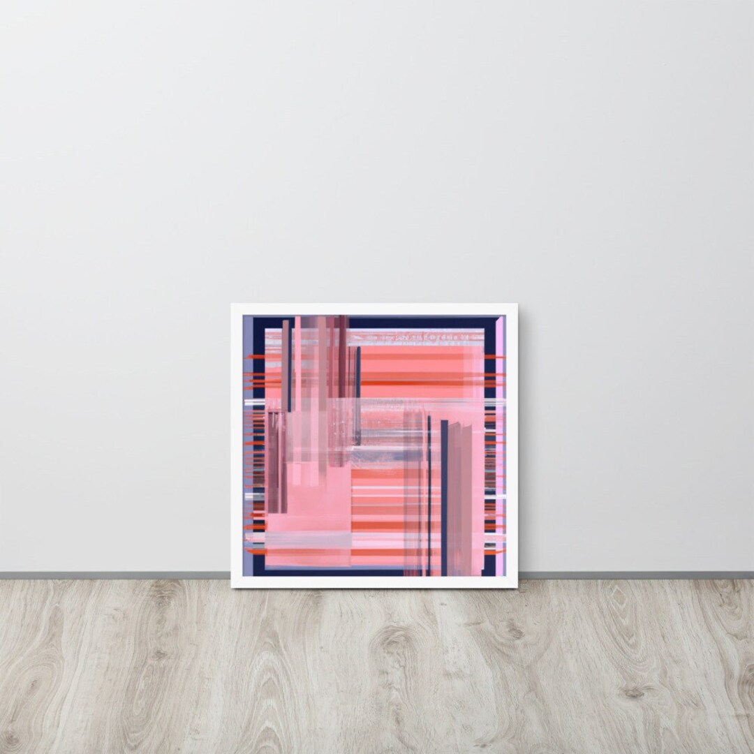 Geometric Wall Art, Modern Abstract Wall Art, Colorful Frame Wall Art