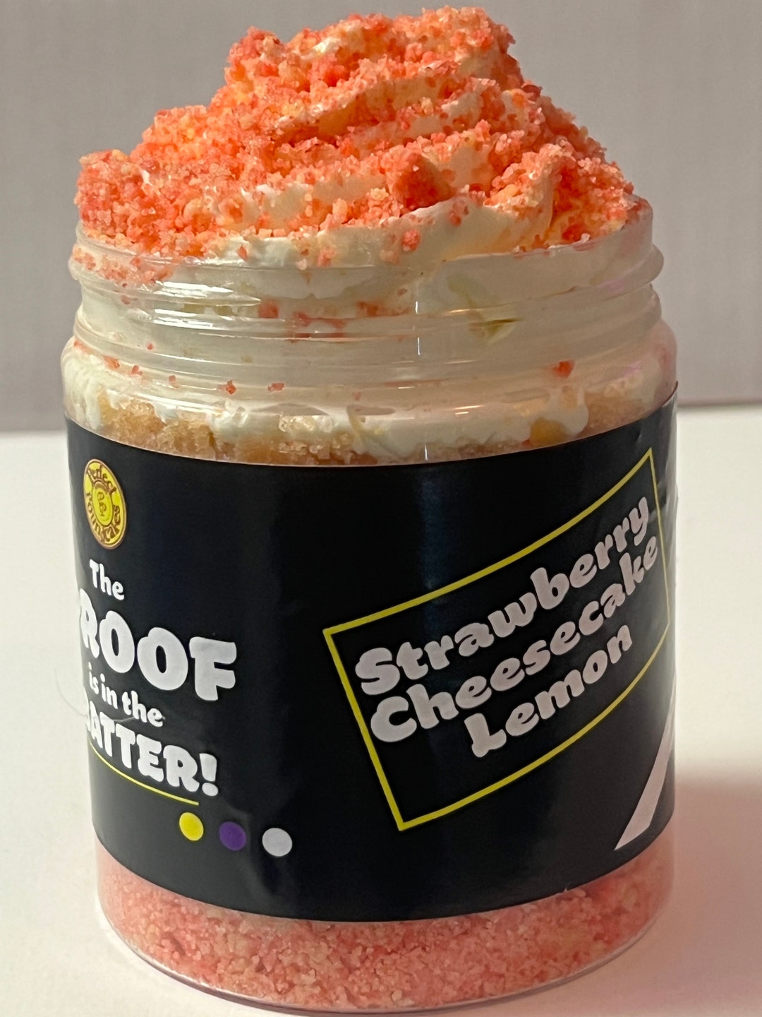 Strawberry Cheesecake Lemon Pound Cake Jars. Cupcakes Dessert Etsy