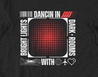 Dancin Club Rave T-shirt - Festtröja för elektronisk musikfestival - Presenter till honom och henne - Perfekt klädsel för elektronisk musikfestival