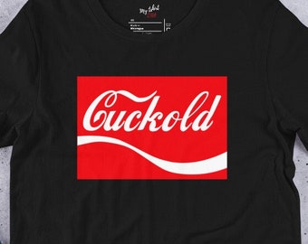 Cuckold Clothing, Swinger party outfit, cuckquean, cuckold shirt, hotwife, Creampie, threesome gift for wife, girlfriend
