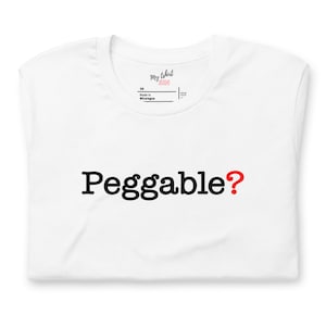 Peggable Pegging Tee for men, Sissy femboy clothes, Male submissive tshirt, owned by a mistress