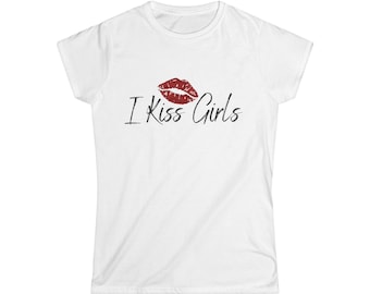 LGBTQ Shirt, I Kiss Girls Shirt, Gay Pride Shirt, Lesbian Shirt, LGBT Lesbian Shirt, Lesbian Clothing, Queer Girls Tee, Pride Shirt Women