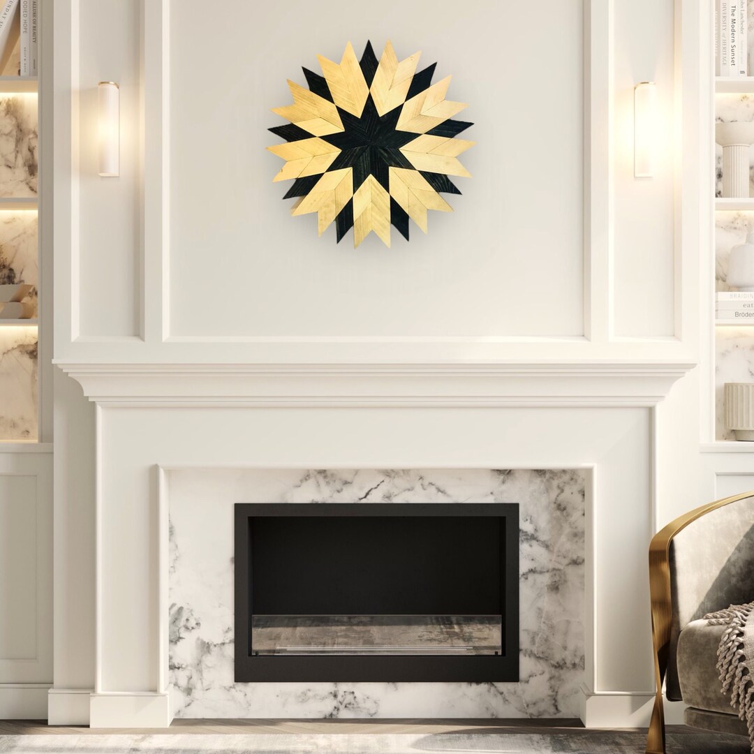 Unique Wall Art, Modern Wooden Art, Geometric Art, Wall Art for Living