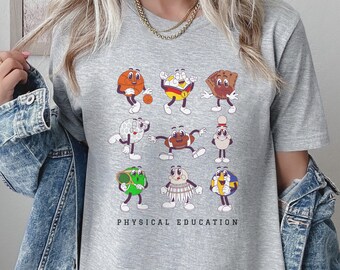 PE Teacher Shirt, PE Teacher Shirt, Gift for pe Teacher, Specials Teacher Shirt, APE Teacher Shirt, Retro Sports pe shirt, Pe Teacher Tshirt