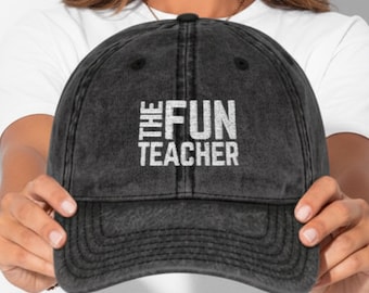 Physical Education Teacher Hat PE Teacher Cap Gym Teacher Hat School Staff Cap Fun Teacher Gift Coach Team Apparel Field Day Staff Hat Gifts