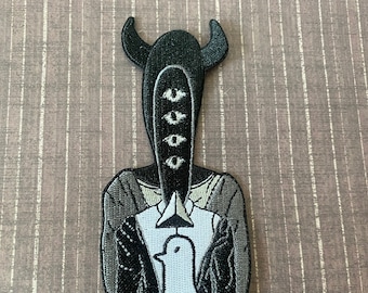 5” Oyasumi Punpun Iron on Patch Goodnight Punpun for Denim Jacket Manga Character Development Depression Spiral Changing Forms Punpun