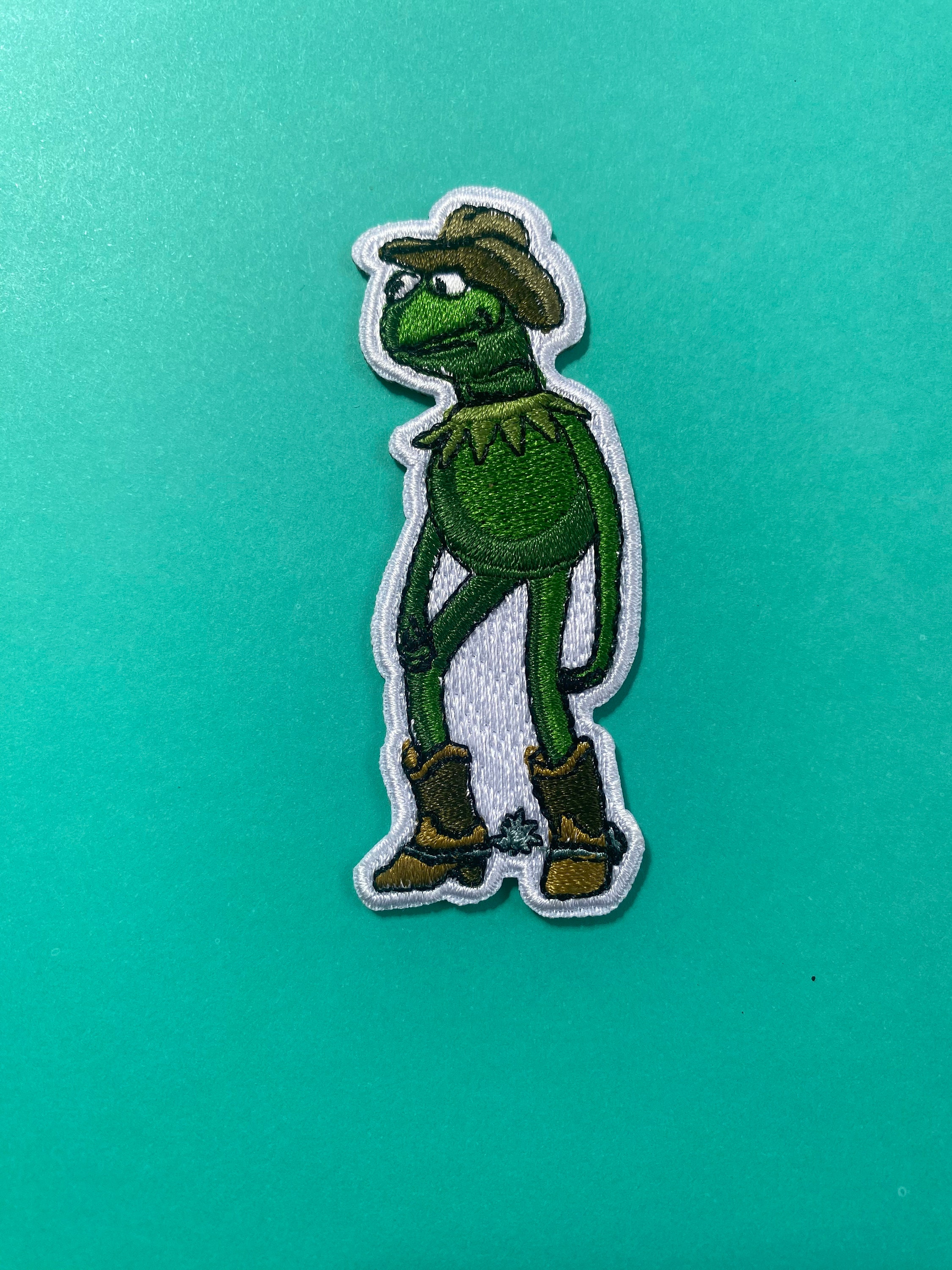 Cute Frog Iron On Patch for Jeans and Jackets - Applique Frog Patch – Wild  Whimsy Woolies
