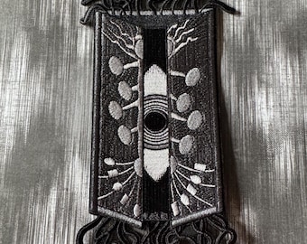 7” Door of Truth Iron on Patch Anime Gift Alchemist Cosplay Applique Embroidered Portal Manga Battle Jacket Patch Fullmetal Anime Nerd Door