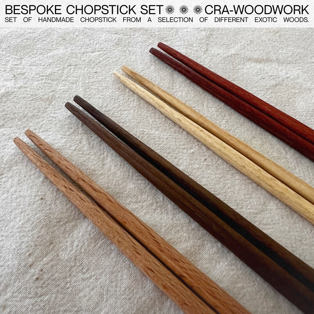 Handcrafted Wooden Chopsticks Etsy Australia