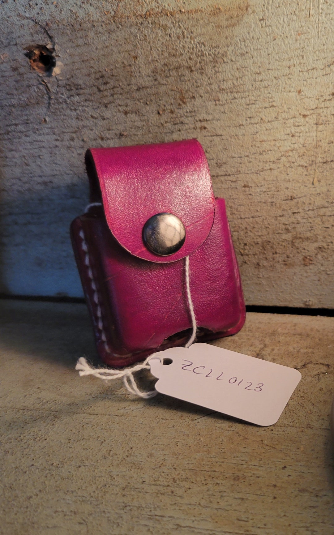 Handmade Leather Zippo Lighter Holster Etsy