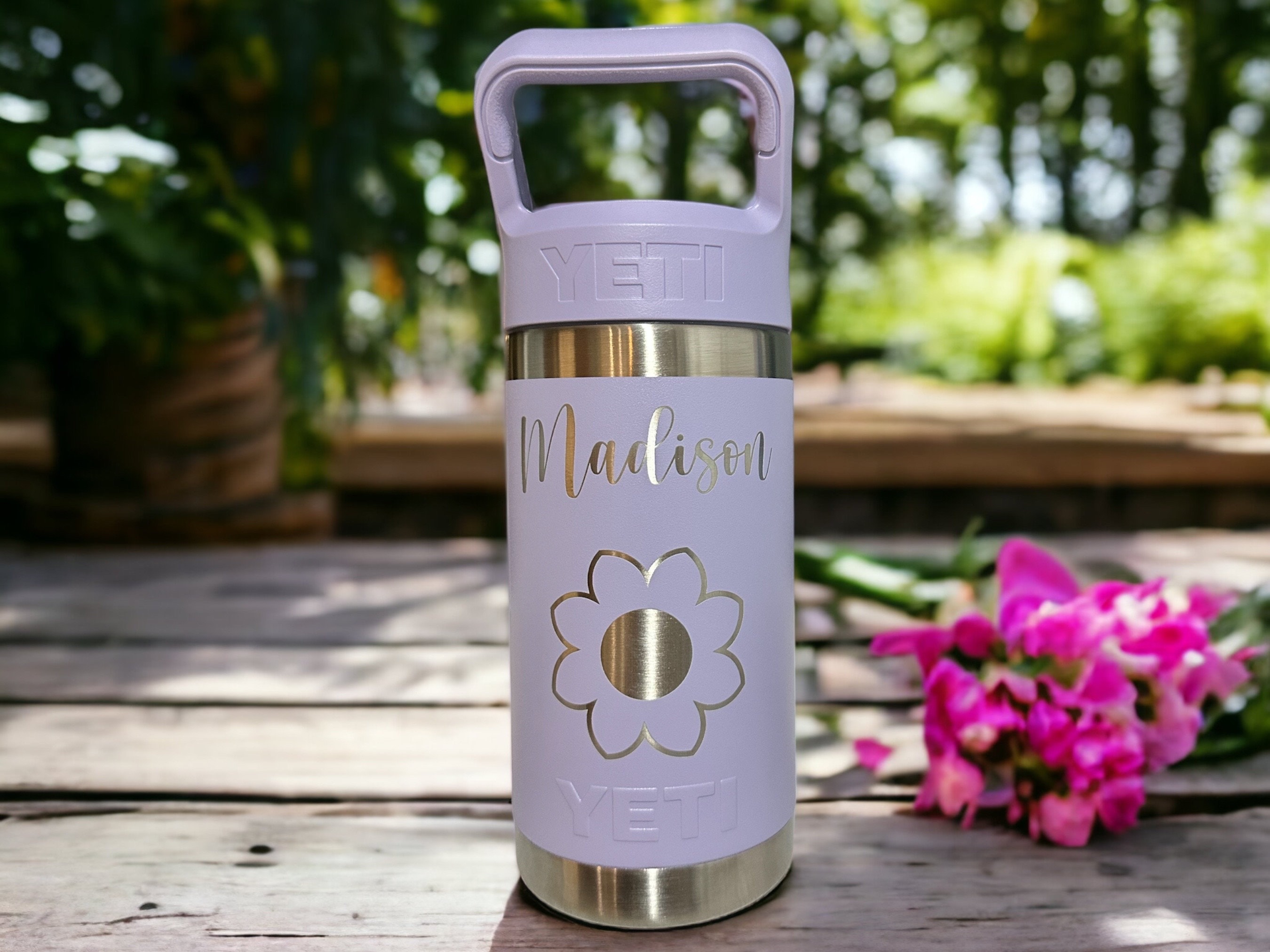 Personalized Engraved Kids YETI 12oz Water Bottle – Sunny Box