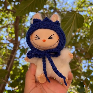 Crochet Blueberry Labubu Hat | Labubu Crochet Hat | Labubu Clothes | Labubu Accessories | Labubu Hat | Custom Labubu Hat | Blueberry Hat |