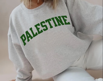 Palestine Sweatshirt, Free Palestine Merch, Gaza Sweatshirt, Palestinian Crewneck, Palestine Gaza Crewneck, Country Sweatshirt