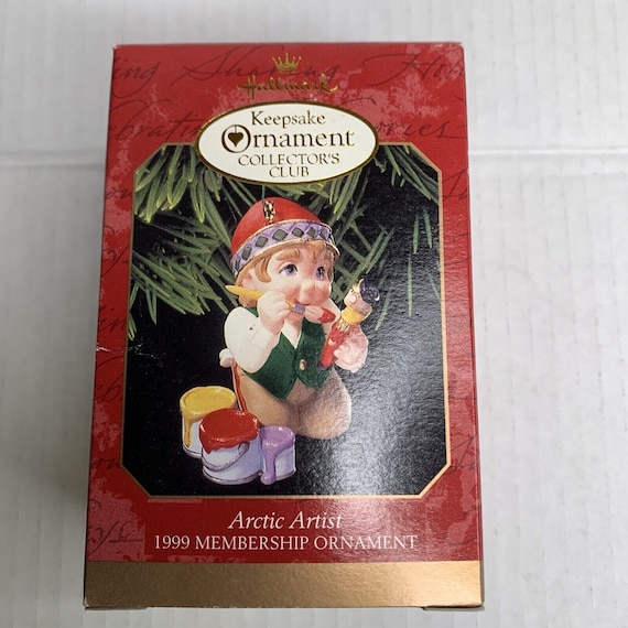 Hallmark Elf Ornament: Arctic Artist, Toy Soldier - 1999 Keepsake Club