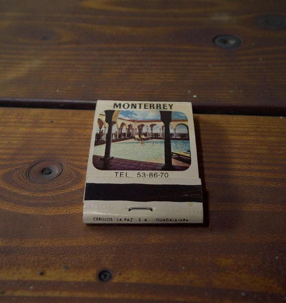 Vintage 1970s Ramada Inn Matchbook Cover: Mazatlan, Monterrey, Mexico