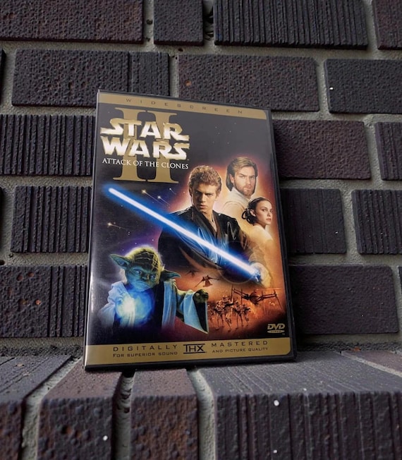 Star Wars Episode II: Attack of the Clones Two Disc DVD Movie Set Widescreen With Extra Features From 2002