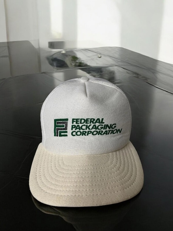 Vintage Federal Packaging Trucker Hat, Adjustable Snapback, USA Made