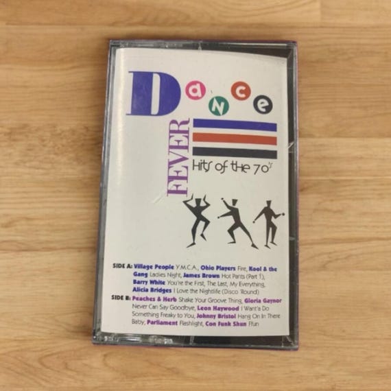 Retro Dance Fever Hits of the 70's Music Cassette Tape Album By Polygram YMCA Barry White James Brown Kool & The Gang Parliament