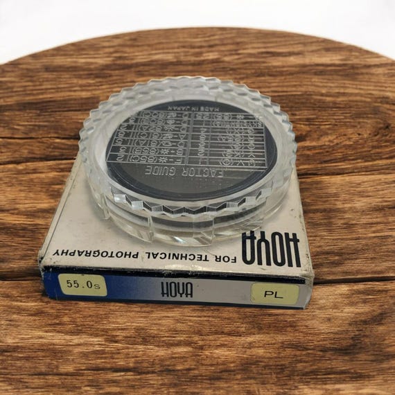 Vintage Hoya 55mm Close Focus Filter Lens - with Case & Box