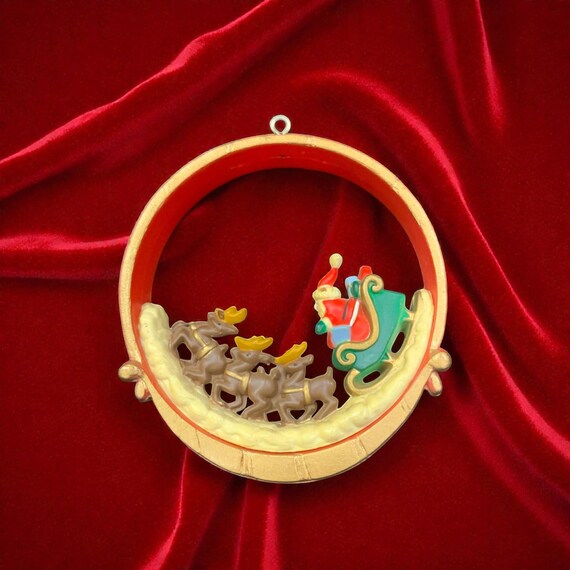 Vintage Santa Claus Christmas Ornament: Jolly Old Saint Nick, 1980