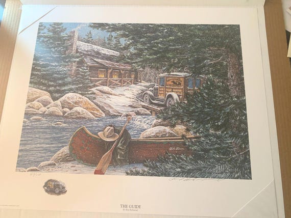 Ben Richmond "The Guide" Lithograph: Signed Limited Edition Nautical Art