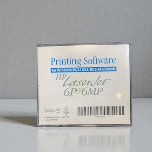 Vintage HP LaserJet 6P/6MP Printing Software: Windows 95, Macintosh