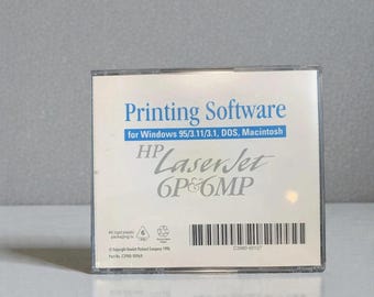 Vintage HP LaserJet 6P/6MP Printing Software: Windows 95, Macintosh