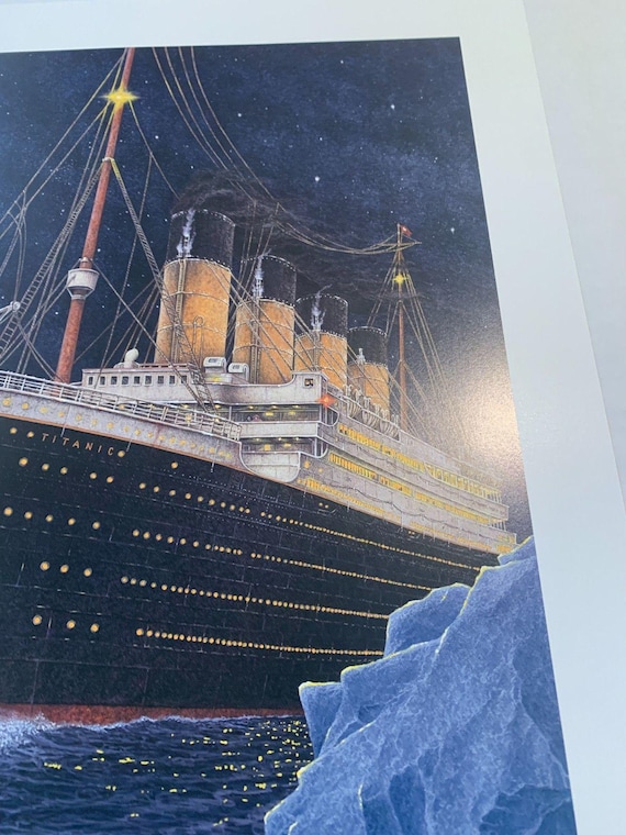 Ben Richmond Titanic Lithograph: Maiden Voyage, Hand Signed Nautical Art