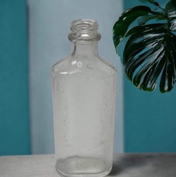 Vintage Knox Glass Bottle Company Pharmacy Medicinal Collectible Crafting Apothecary Bottle 3 IV Threaded Neck No Chips No Cracks