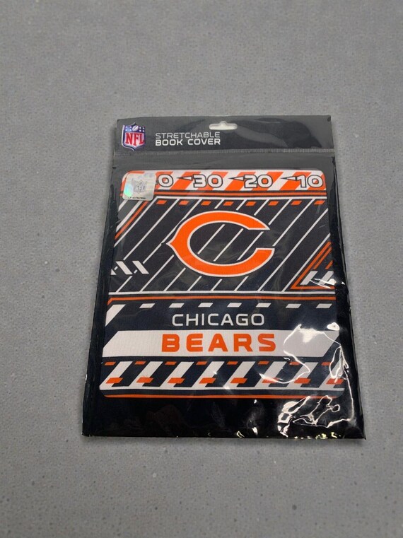 NFL Chicago Bears Football Stretchable Book Covers For 8 X 10 Inch Books