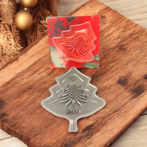 Mikasa Frosted Crystal Yuletide Christmas Tree Candy Sweets Treats Dish/Plate In Original Box