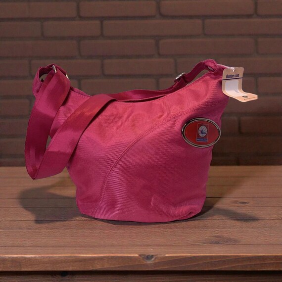 Philadelphia 76ers Hot Pink Nylon Hobo Bag with Medallion