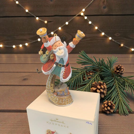 Hallmark Keepsake Ringing in the Season Santa Claus Ornament Christmas Tree Ornament From 2008