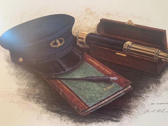 Ben Richmond Lighthouse Lithograph: Signed Limited Edition Nautical Wall Art