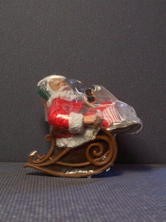 Vintage Hallmark Keepsake Ornament: Santa & Coca-Cola, 1997 (Original Box)