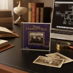 Vintage Easy Family Tree CD-ROM: Genealogy Database, Sierra 1998