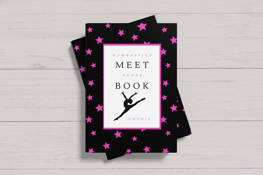 Custom Name Gymnastics Meet Score Book for Gymnasts Perfect Etsy