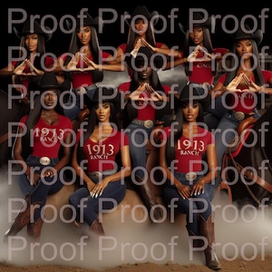 Vaqueras Delta Sigma Theta PNG. JPEG