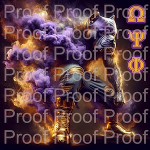 Omega Psi Phi Omega Man.... PNG. JPEG