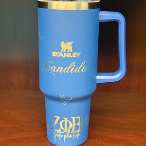 40oz Zeta Custom Tumbler Fully Engraved