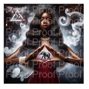 Delta Sigma Theta Diva PNG. JPEG