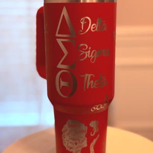 40oz Delta Sigma Theta  Custom Tumbler