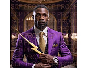 Omega Psi Phi Omega Man.... PNG. JPEG