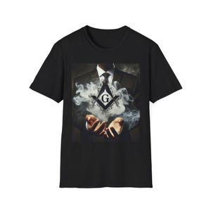 Masonic Man T-Shirt, Unisex Cool Tee, Fraternity Apparel, Perfect Gift for Occasions, Masonic Themed Merch, Stylish Statement Wear