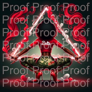 Delta Sigma Theta Belleza PNG. JPEG