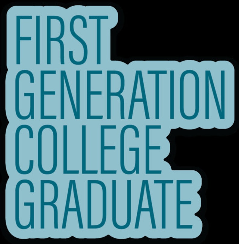 First Generation College Grad Sticker - Etsy