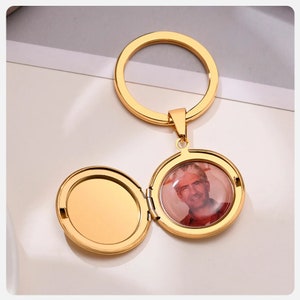 Personalized Photo Locket Keychain Picture Locket Keychain,Locket Keychain With Photo,Customized Locket With Photo Keychain