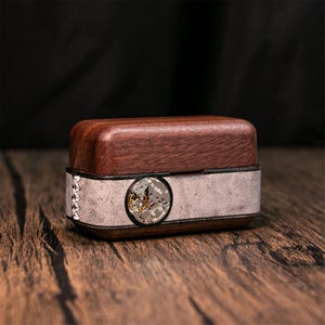 Sony WF-1000XM5 Headphone Case Creative Handmade Walnut Panasonic New EAH-AZ80 Panasonic Original Headphone Case Leather Vintage EAH-AZ100